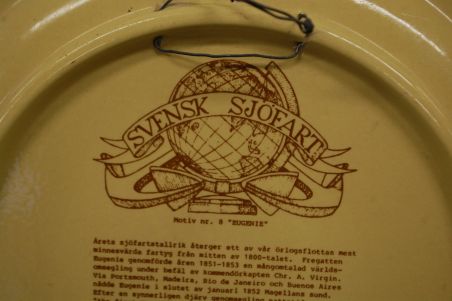 (n-7436/5) Figgjo, Rootsi laevandus, kollektsioontaldrik "Eugene", nr.8