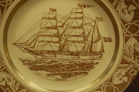 (n-7436/6) Figgjo, Rootsi laevandus, kollektsioontaldrik "Örnen", nr6