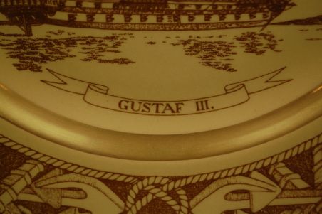 (n-7436/7) Figgjo, Rootsi laevandus, kollektsioontaldrik "Gustaf III" nr7