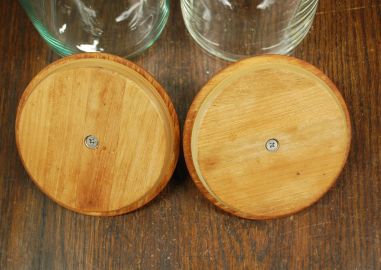 (n-7441) Trip-Trap Denmark, puitkaantega kõrged  klaasnõud, 2tk kompl.