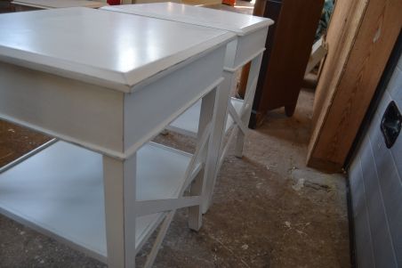 (n-7448) Suuremad valged öökapid, 2 tk komplektis