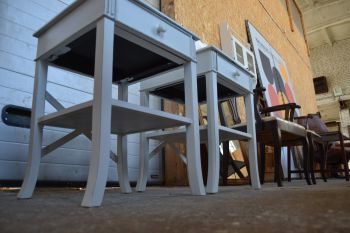 (n-7448) Suuremad valged öökapid, 2 tk komplektis 2