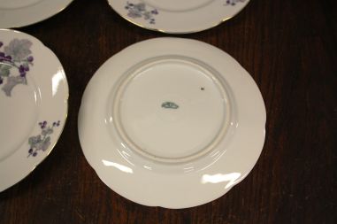 (n-7450/6) Epiag Royal Porcelain, põldmarjadega  salatitaldrikud, 4tk