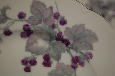 (n-7450/7) Epiag Royal Porcelain, põldmarjadega  praetaldrikud, 6tk