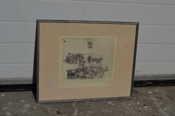 (P-1055) Viiralt, trükirepro Puuma ja panter