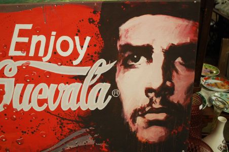 (n-7108) Suur Coca-Cola/ Che Guevara reklaamtrükk