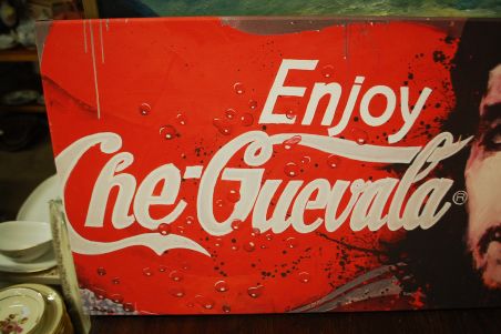 (n-7108) Suur Coca-Cola/ Che Guevara reklaamtrükk
