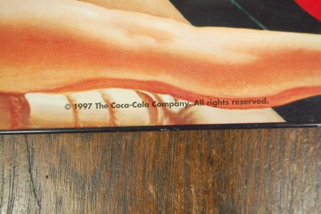 (n-7113) Metallist Coca-Cola reklaamsilt