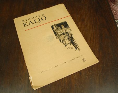 (n-7119) Richard Kaljo, graafilised lehed mapis