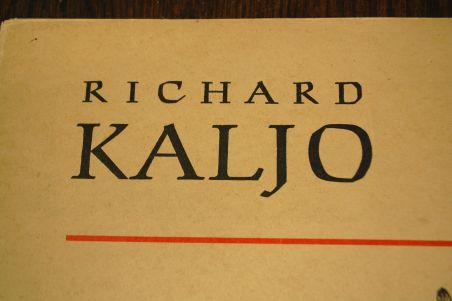 (n-7119) Richard Kaljo, graafilised lehed mapis