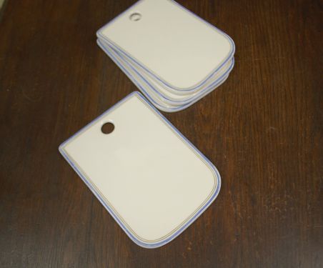 (n-3562/1) Porzellanfabrik Arzberg, lõikelaud/juustualus/kuumaalus, 4tk komplektis