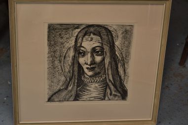 (P-1079) Viiralti trükirepro Madonna