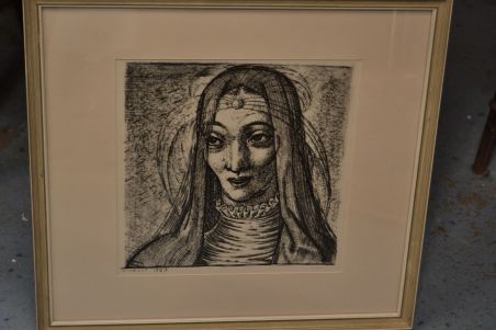 (P-1079) Viiralti trükirepro Madonna