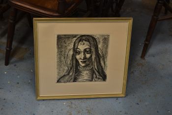 (P-1079) Viiralti trükirepro Madonna