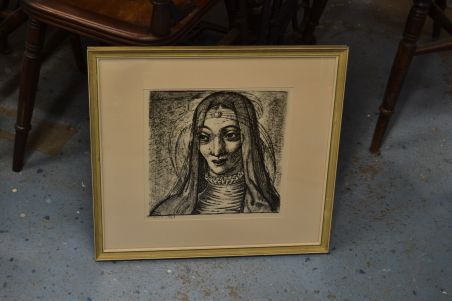 (P-1079) Viiralti trükirepro Madonna