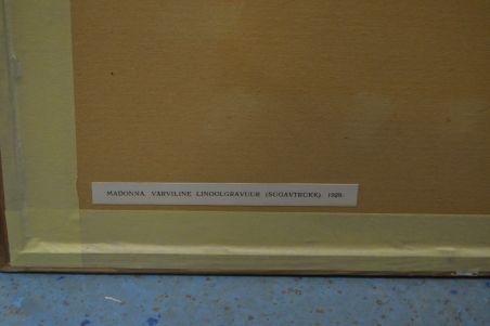 (P-1079) Viiralti trükirepro Madonna