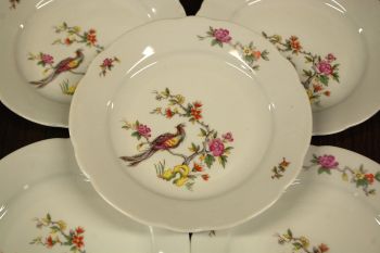 (n-3933/3)  Kahla, lindudega salatitaldrikud, 5tk 2