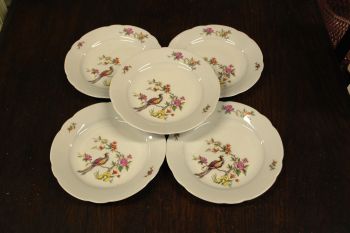 (n-3933/3)  Kahla, lindudega salatitaldrikud, 5tk