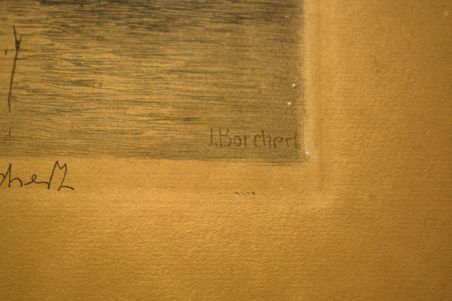 (n-6896) Vanem litograafia paat rannal