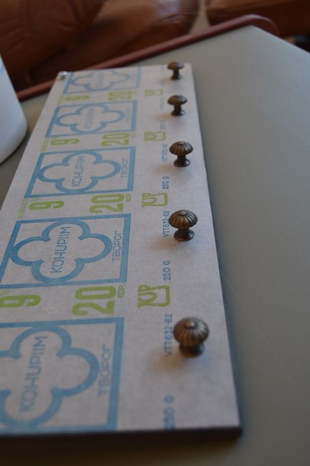 (L-726) Vana kohupiima ümbrispaberiga köögirätiku nagi