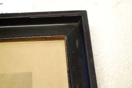 (n-6896) Vanem litograafia paat rannal