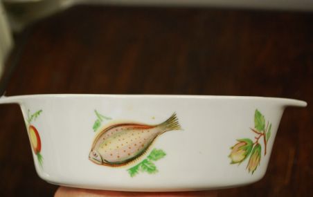 (n-7356) Lyngby, kala- ja aedviljadega ahjuvorm