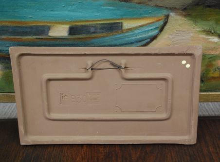 (L-733) JIE Gantofta Keramik, ruumiline lehmadega seinapilt, keraamika, nr 930