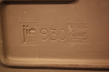 (L-733) JIE Gantofta Keramik, ruumiline lehmadega seinapilt, keraamika, nr 930