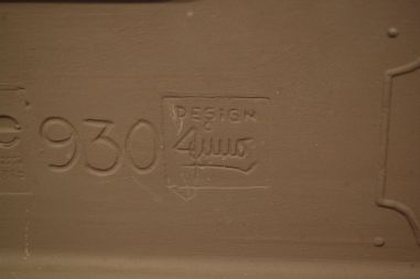 (L-733) JIE Gantofta Keramik, ruumiline lehmadega seinapilt, keraamika, nr 930