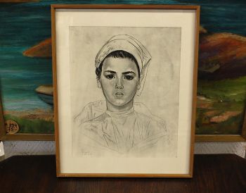 (P-1081) Viiralt. trükirepro Noor berberlanna