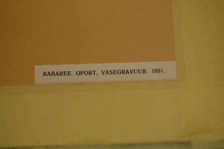 (P-1084) Viiralt, trükirepro Kabaree