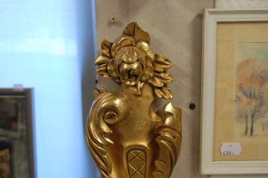 (L-301) Gustav stiilis puidust seinalamp