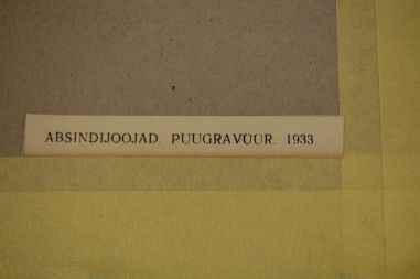 (P-1088) Viiralt, trükirepro Absindijoojad