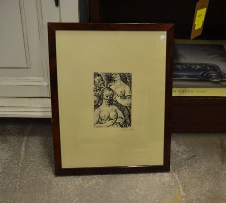 (P-1091) Viiralt, trükirepro Kolm naist