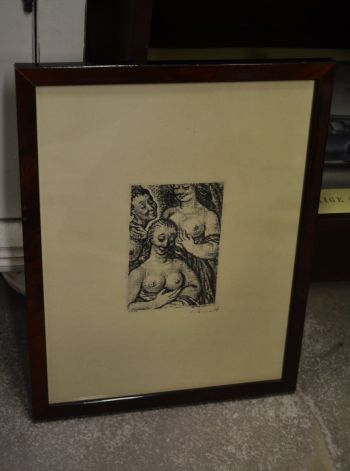 (P-1091) Viiralt, trükirepro Kolm naist 2