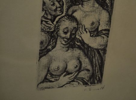 (P-1091) Viiralt, trükirepro Kolm naist