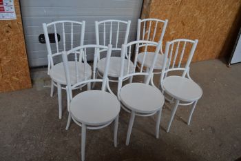 (L-739) Valged viinitoolid, 6 tk komplektis