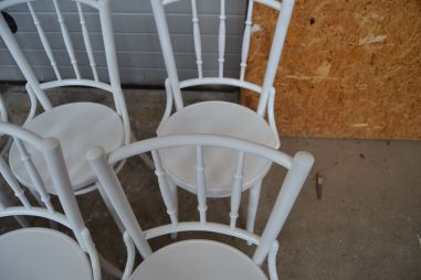 (L-739) Valged viinitoolid, 6 tk komplektis