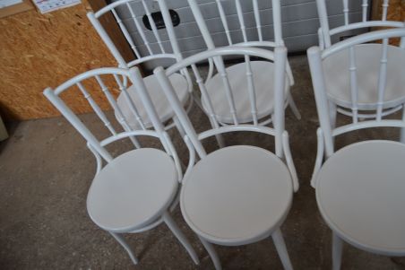 (L-739) Valged viinitoolid, 6 tk komplektis