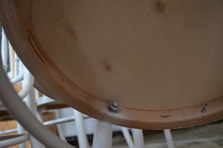 (L-739) Valged viinitoolid, 6 tk komplektis