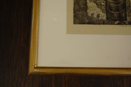 (P-1092) Viiralt, trükirepro Illustratsioon A.Puškini Gavriliaadile (Maarja ja madu)