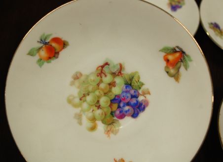 (n-5600) Bavaria Winterling Markleuthen, puuvijadega taldrikud, 6tk