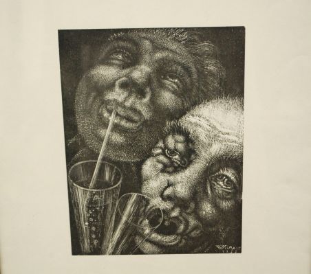 (P-1096) Viiralt, trükirepro Absindijoojad