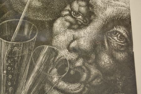 (P-1096) Viiralt, trükirepro Absindijoojad