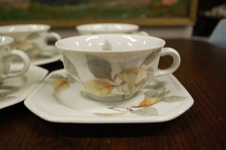 (n-7514/2) Villeroy & Boch Callo Erlengrund, kohvi/teetassid-taldrikud, 4tk