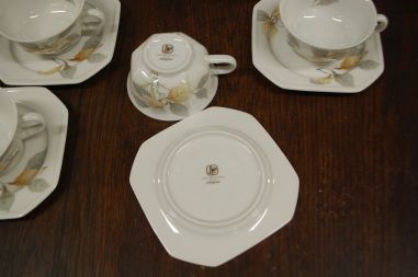 (n-7514/2) Villeroy & Boch Callo Erlengrund, kohvi/teetassid-taldrikud, 4tk