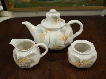 (n-7514/3) Villeroy & Boch Callo Erlengrund, teekann, koorekann ja suhkrukauss