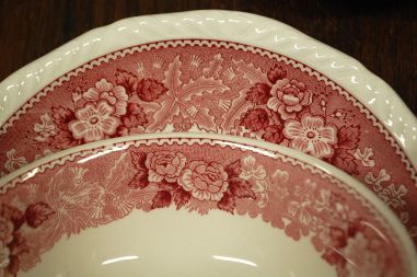 (n-7520/1) Adams, English Scenic, hobustega puljongitassid-taldrikud, 5tk