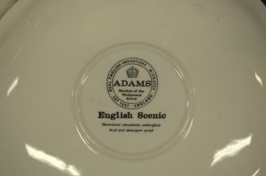 (n-7520/1) Adams, English Scenic, hobustega puljongitassid-taldrikud, 5tk