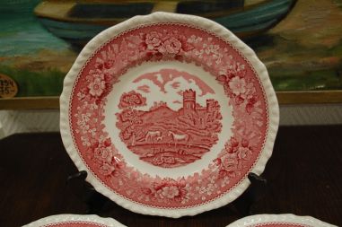 (n-7520/2) Adams, English Scenic, hobustega salatitaldrikud, 4tk